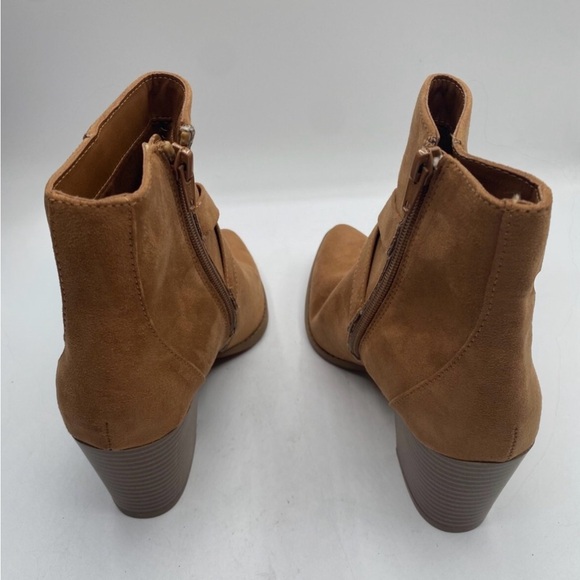 Sun + Stone Stylish Tan Ankle Boots Size 8 - Picture 3 of 12